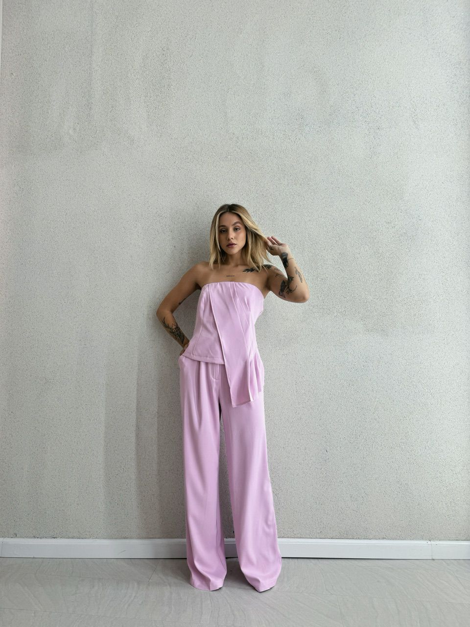 CONJUNTO MARCELA CALÇA ROSA