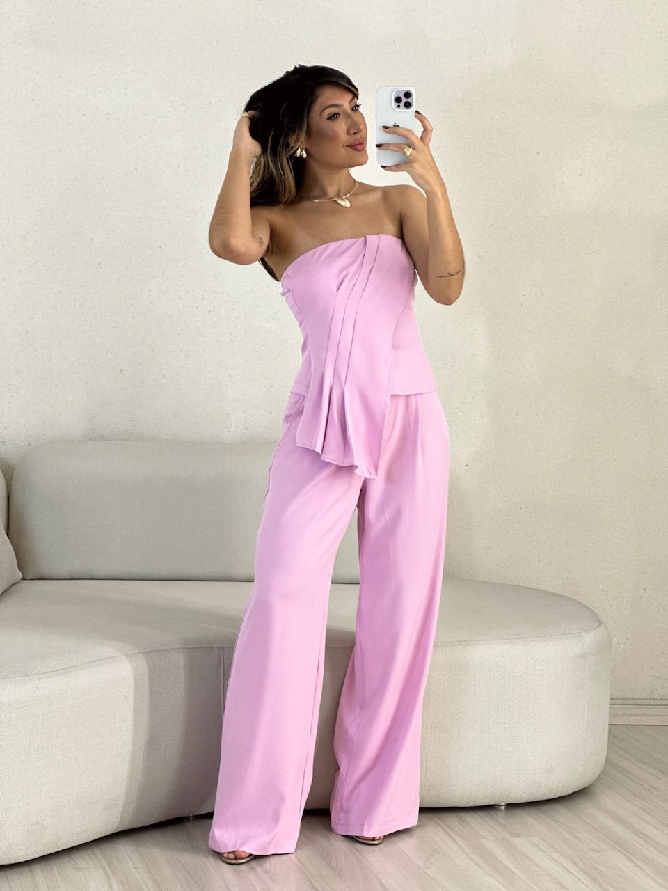 CONJUNTO MARCELA CALÇA ROSA - 0054050031 - CAROLLA FERRARO