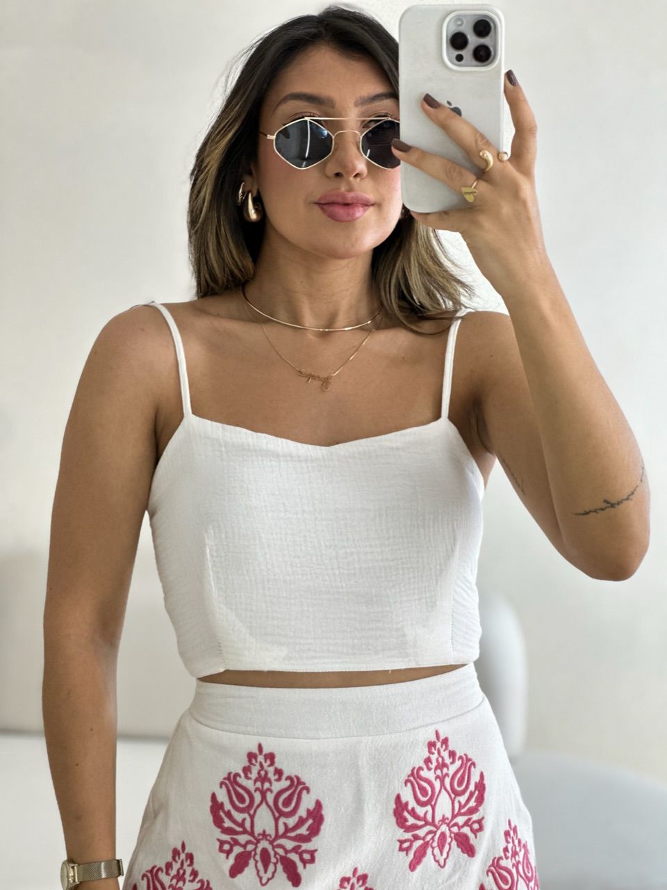 CONJUNTO ADRIENY Short saia off