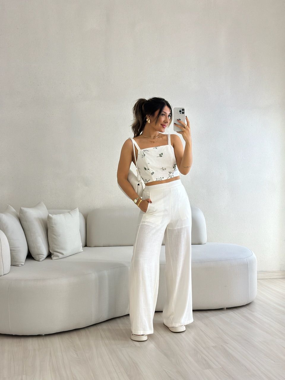 CONJUNTO FLOWERS CALÇA OFF