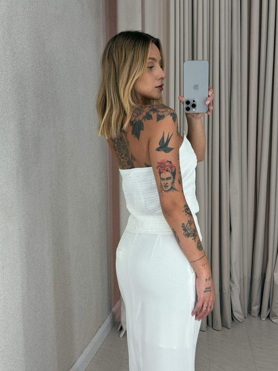 CONJUNTO POLIANE SAIA CROPPED OFF