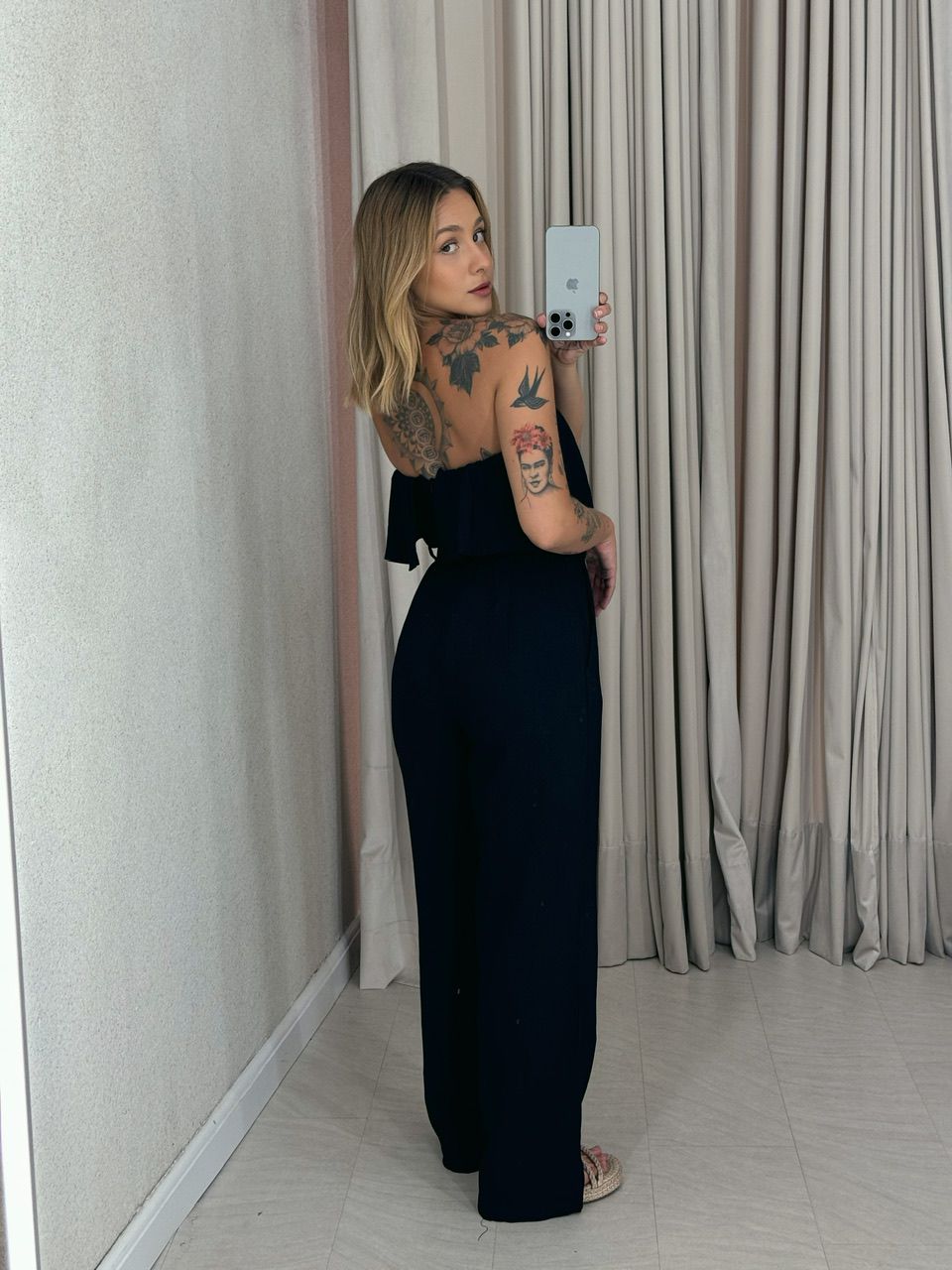 MACACÃO CECILIA TOMARA QUE CAIA PRETO