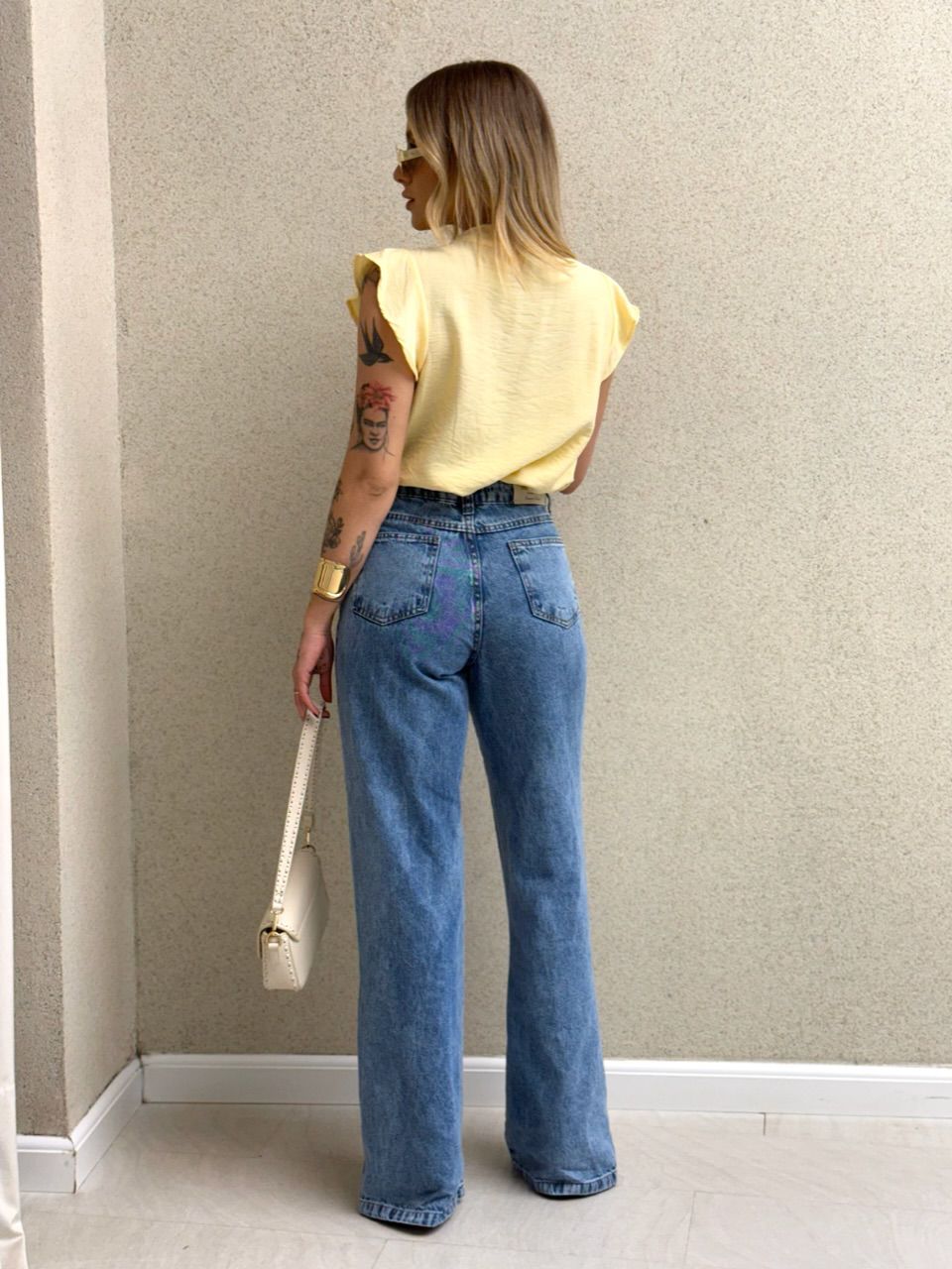 BLUSA IVY GOLA YELLOW BUTTER
