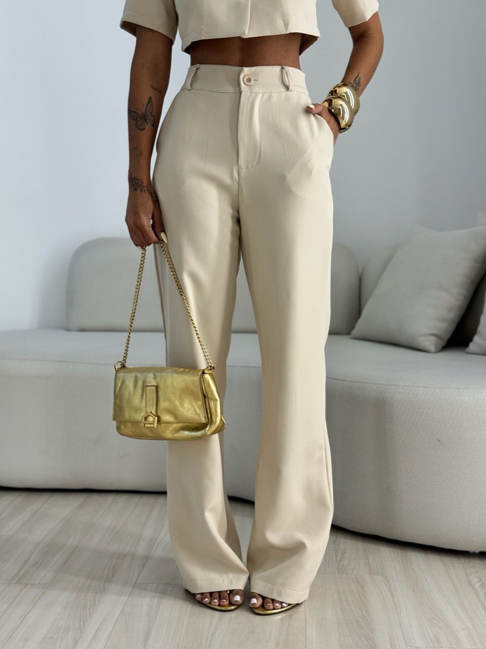 CONJUNTO KALYA CROPPED AREIA