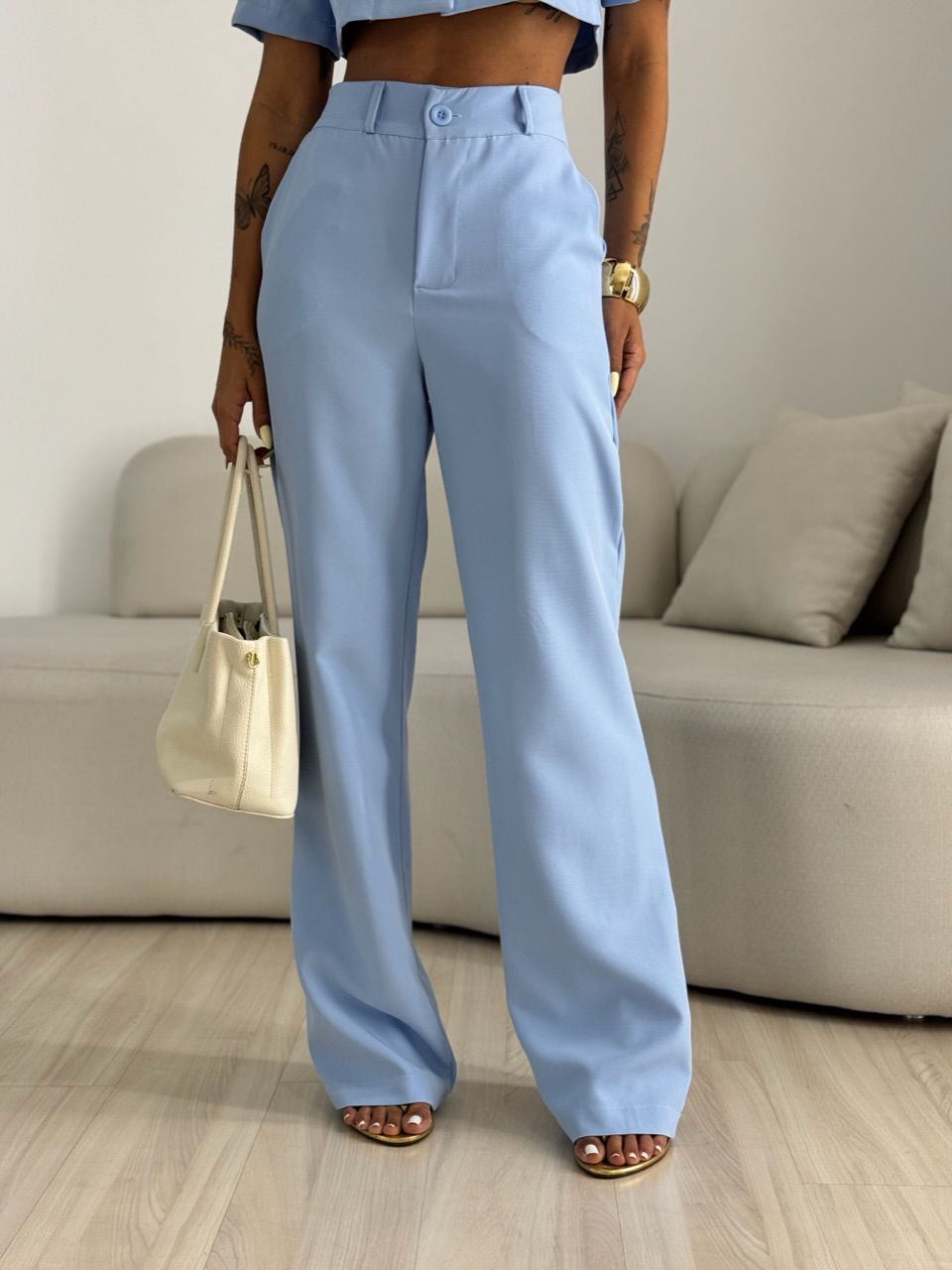 CONJUNTO KALYA CROPPED AZUL