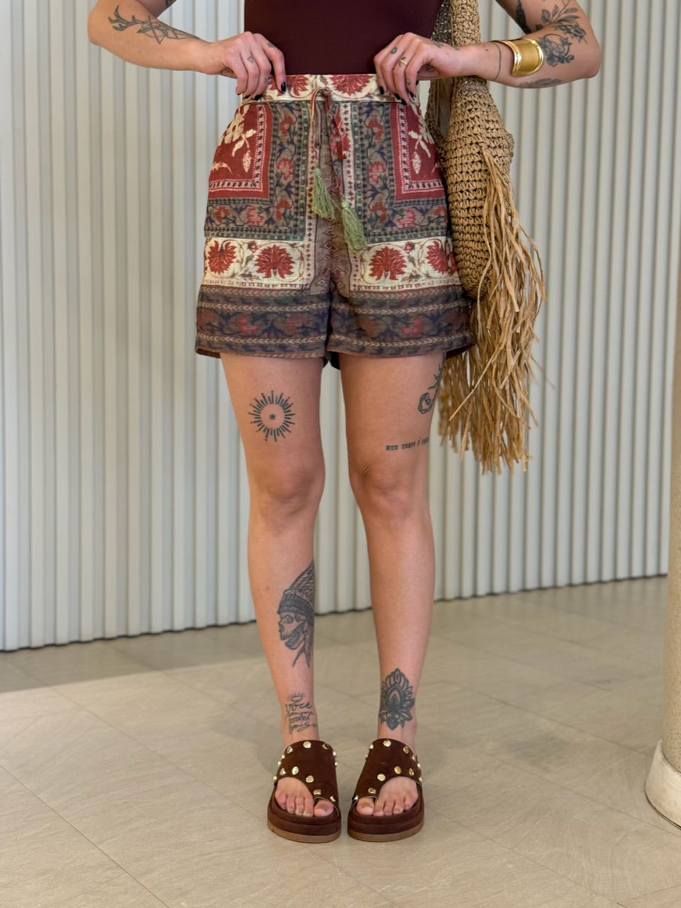 SHORT KATE ESTAMPADO VERDE