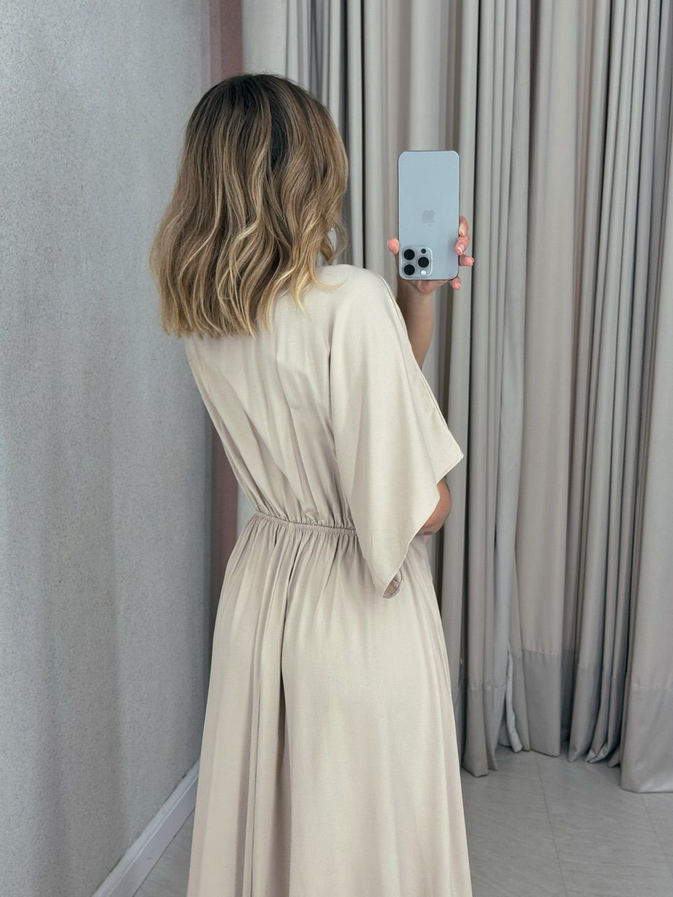 VESTIDO MARISOL LISO Nude