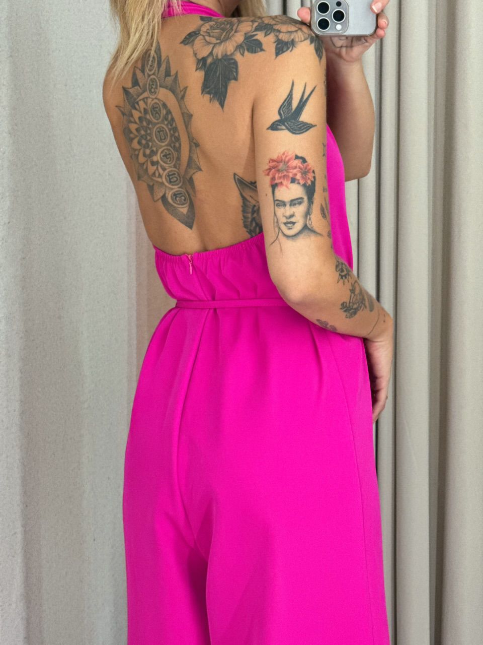 MACACÃO PIETRA FRENTE ÚNICA PINK