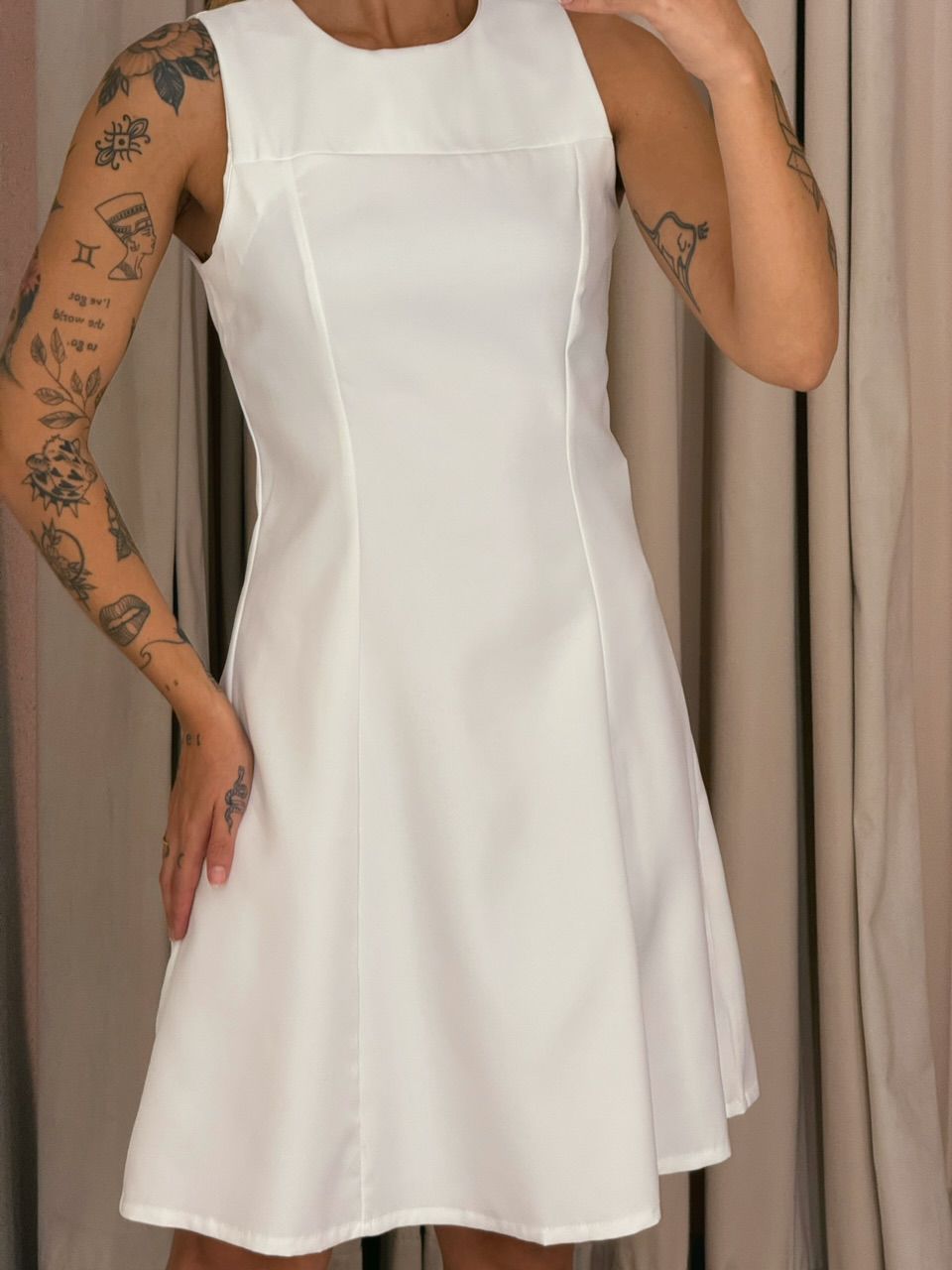 VESTIDO MARIA FLOR CAVADO OFF