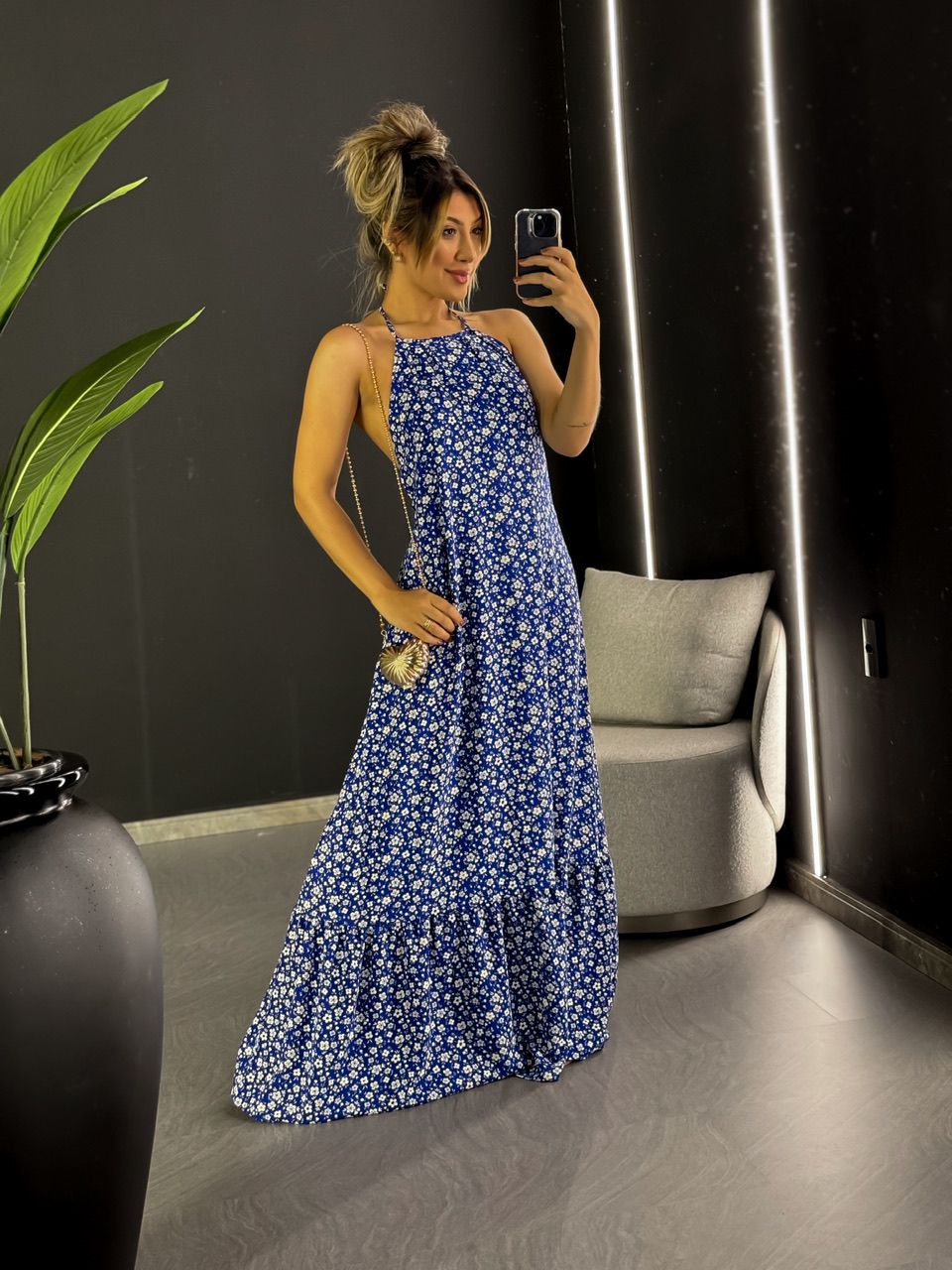 VESTIDO LUNA FLORAL AZUL