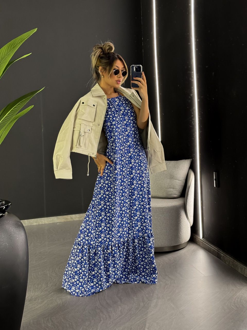 VESTIDO LUNA FLORAL AZUL