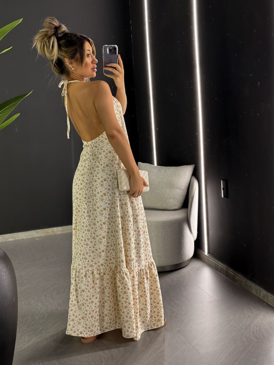 VESTIDO LUNA FLORAL MARFIM