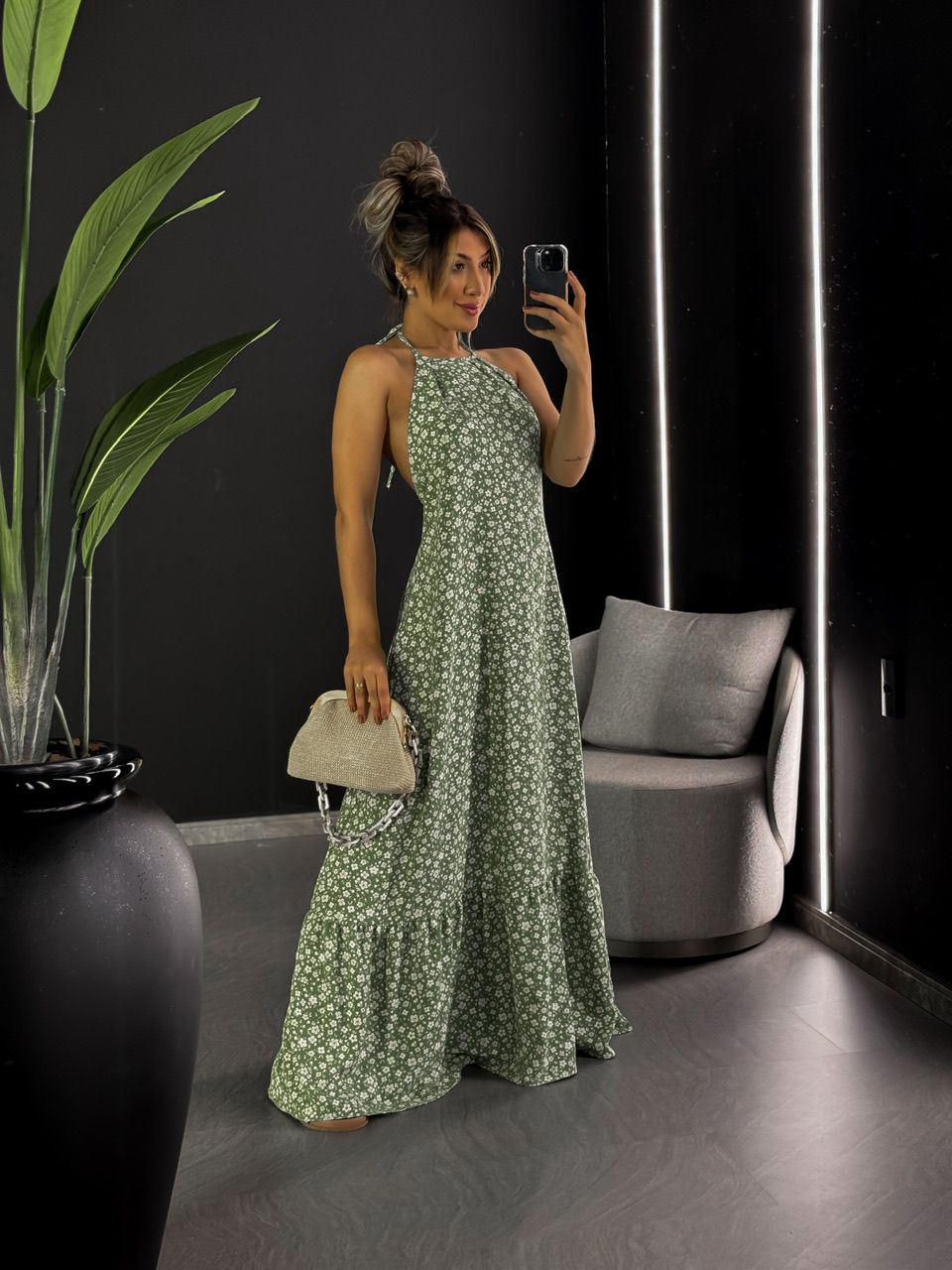 VESTIDO LUNA FLORAL VERDE