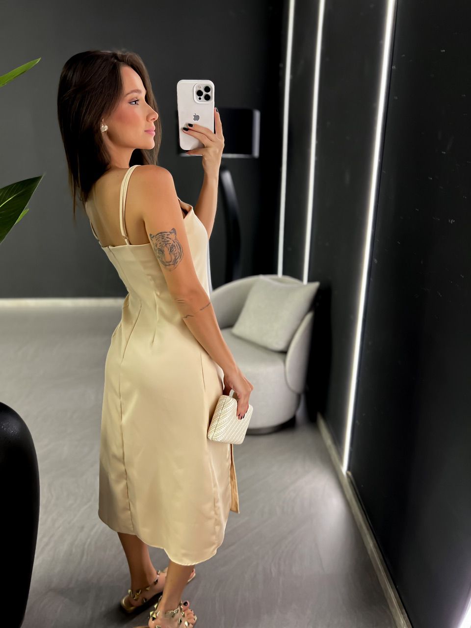VESTIDO SANDY ALÇA NUDE