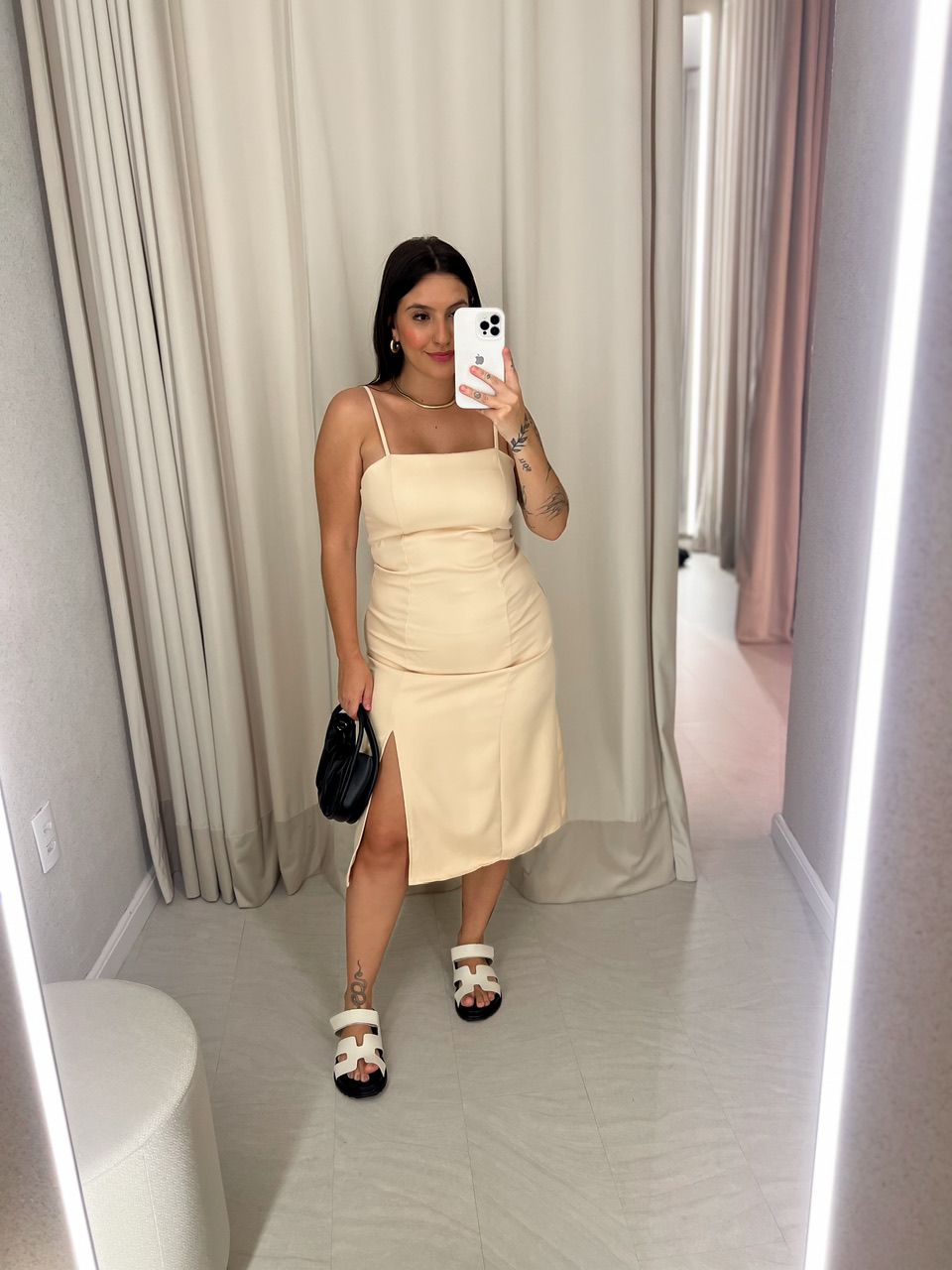 VESTIDO SANDY ALÇA NUDE