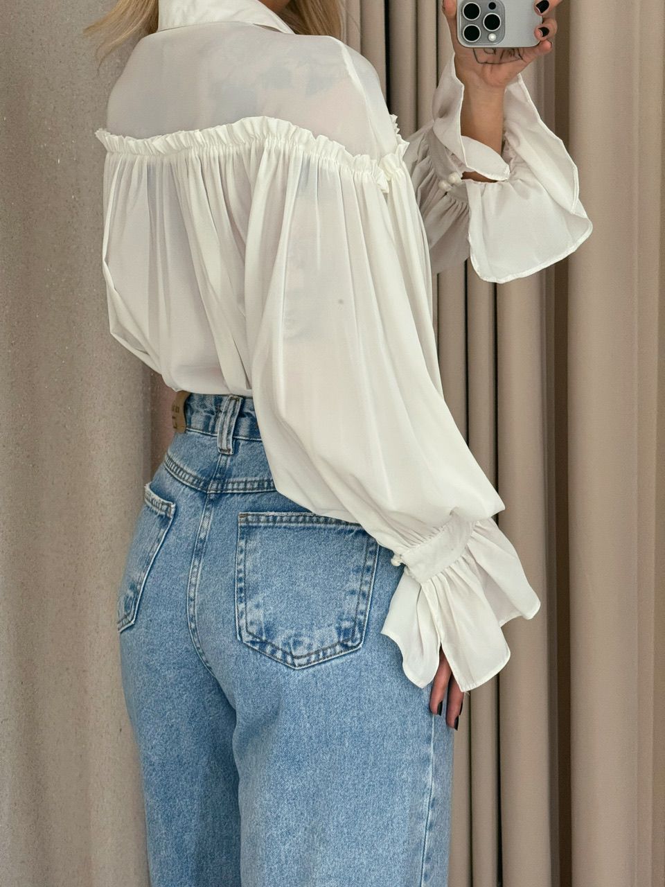 CAMISA DAIANE MANGA LONGA OFF