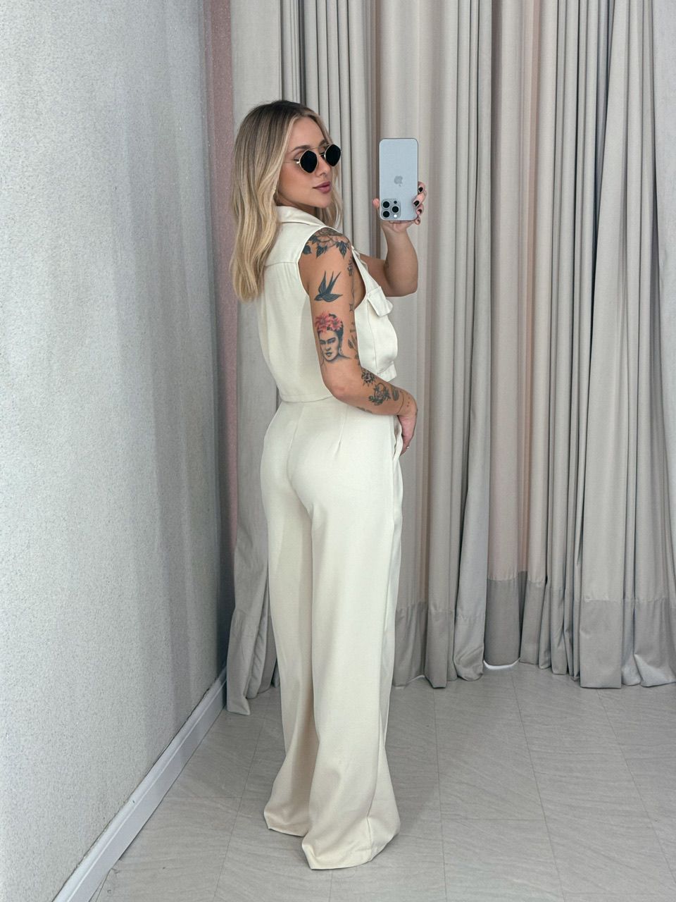 CONJUNTO MARIA PAULA COLETE Areia