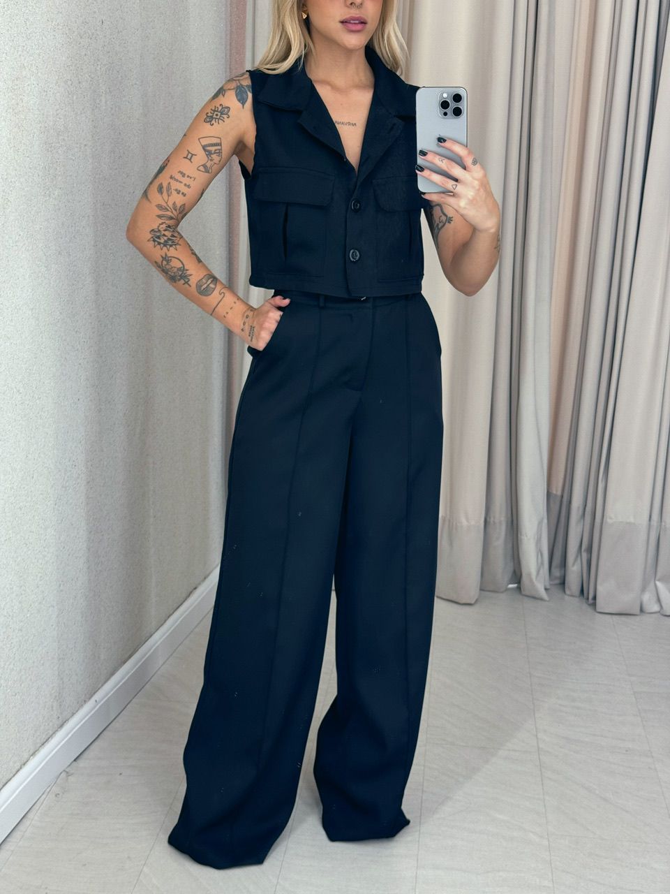 CONJUNTO MARIA PAULA COLETE preto