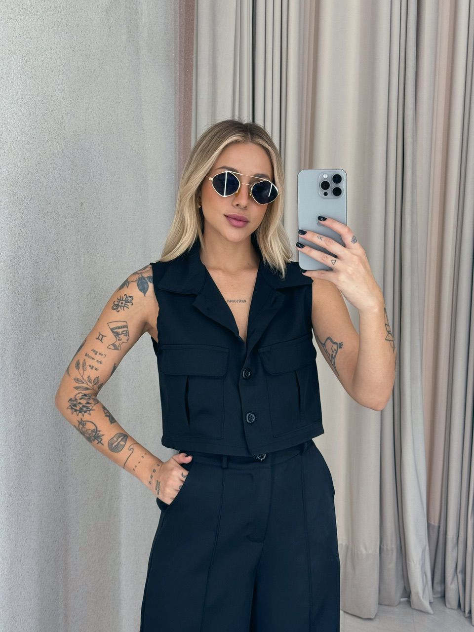 CONJUNTO MARIA PAULA COLETE preto