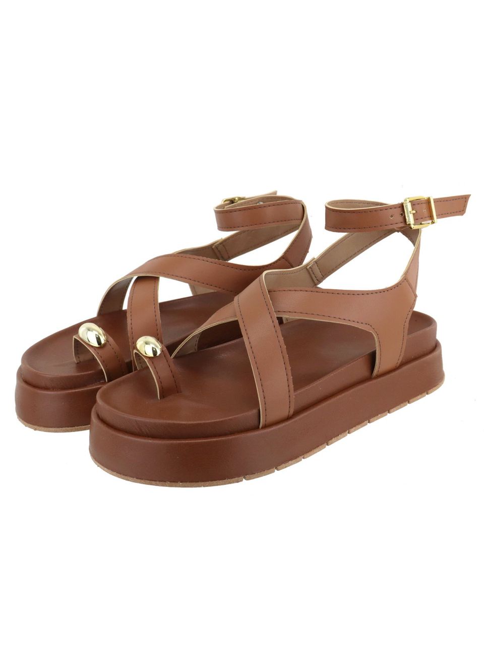 FLATFORM MAISA Caramelo - 0061210095 - CAROLLA FERRARO