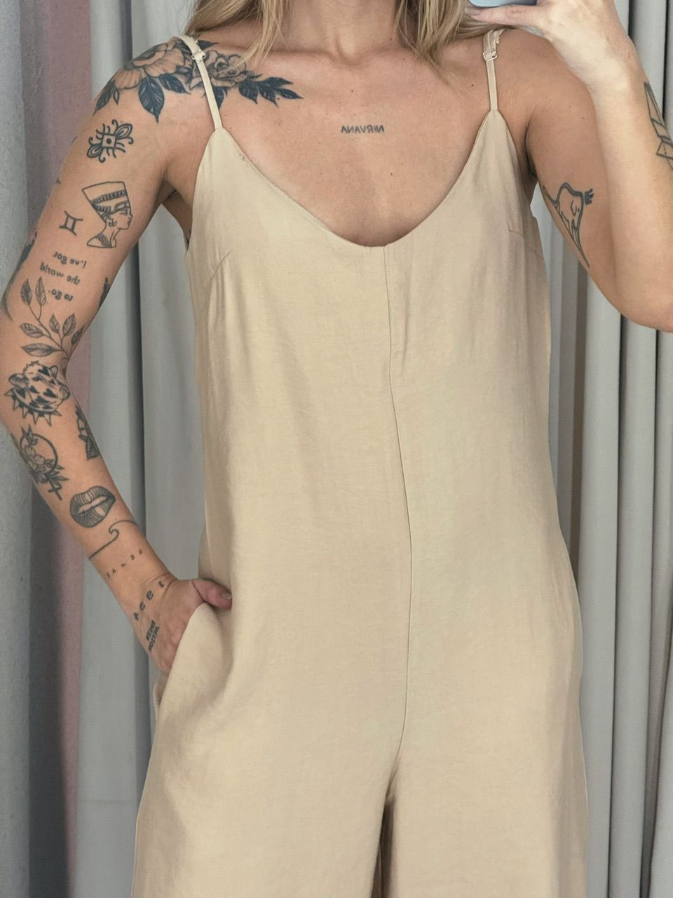 MACACÃO ANA BEATRIZ ALÇA Nude