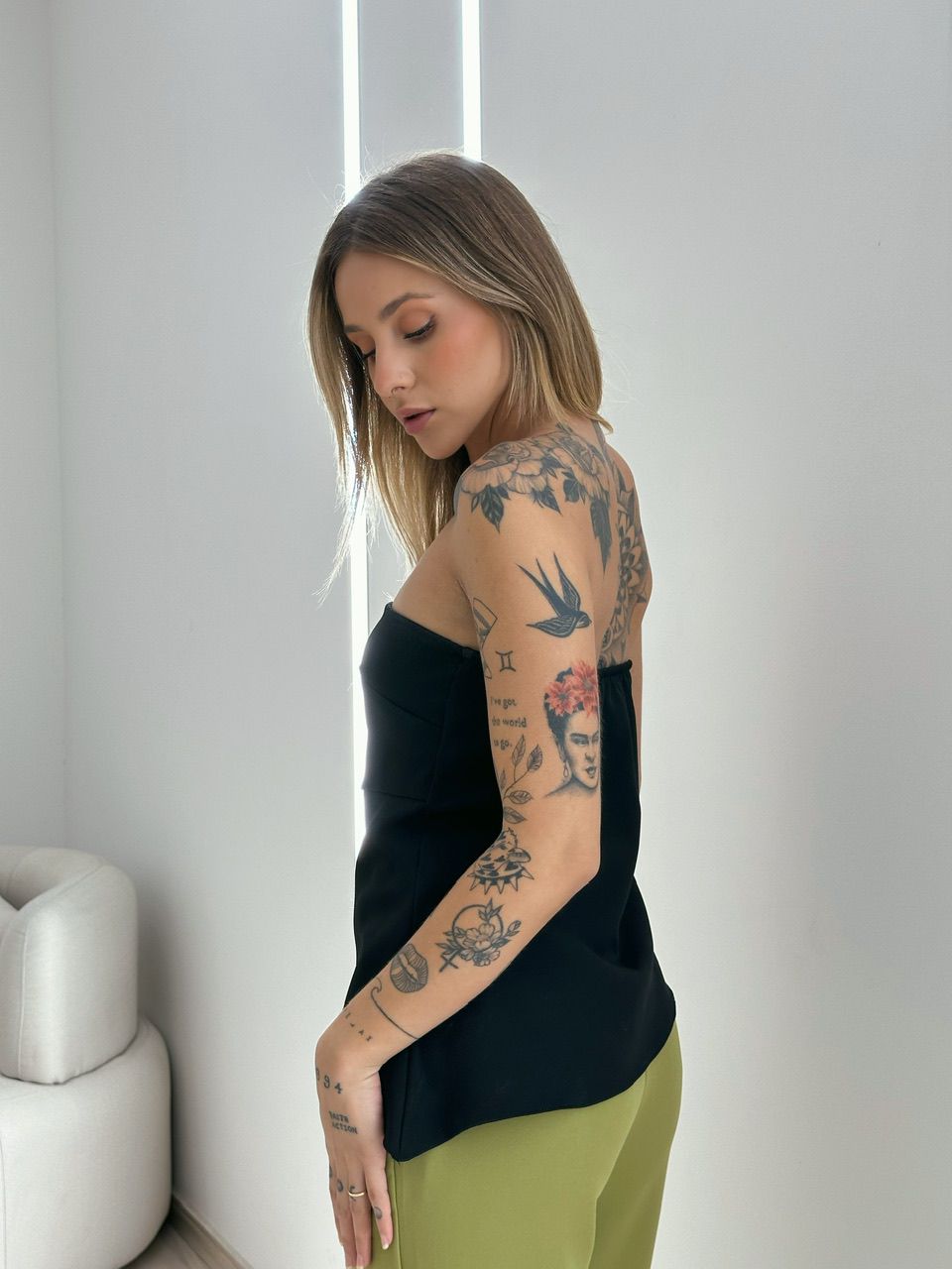 BLUSA TOMARA QUE CAIA PRETA