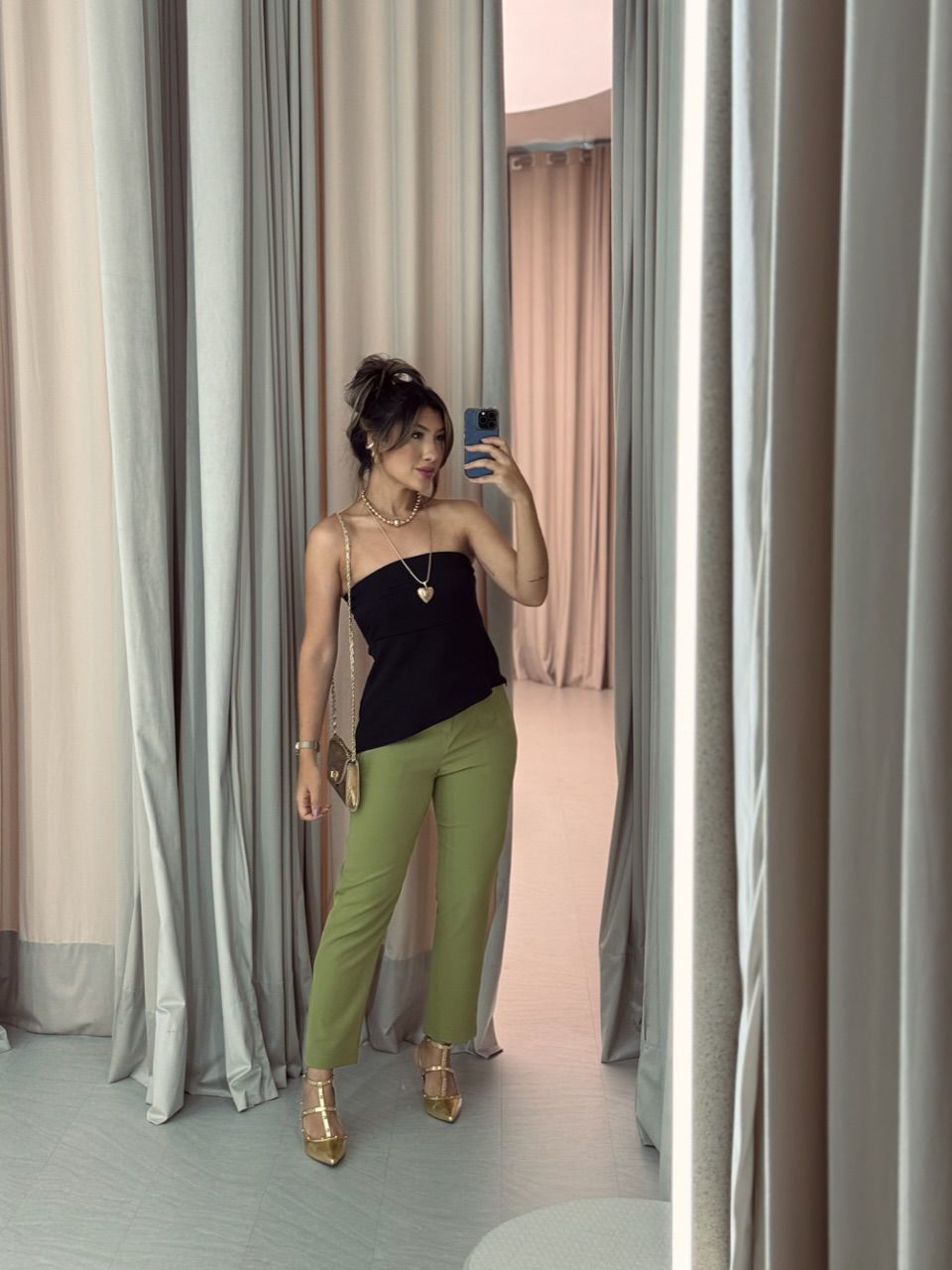 CALÇA YARA SKINNY PISTACHE