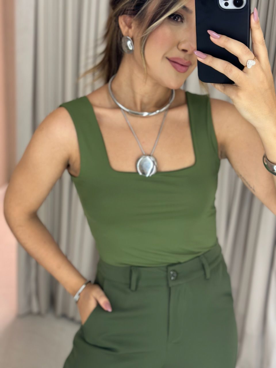 BLUSA DANIELA CAVADA VERDE