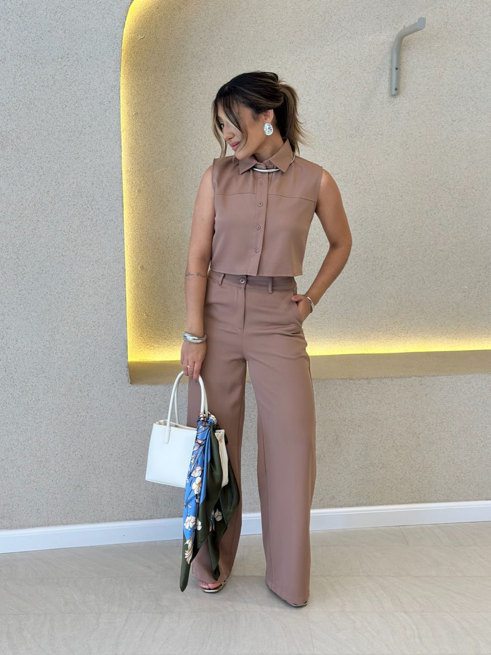 CONJUNTO KAREN CALÇA NUDE