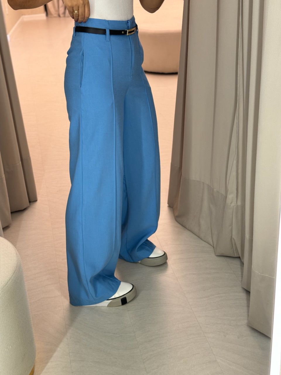 CALÇA JÚLIA PANTALONA AZUL