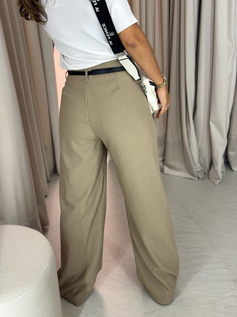 CALÇA JÚLIA PANTALONA Caqui