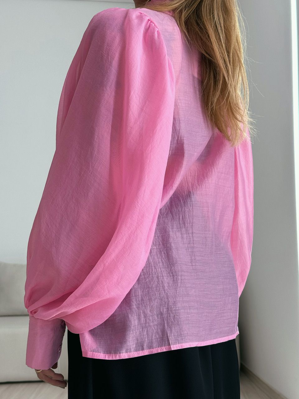 CAMISA ANA LAURA BUFANTE ROSA