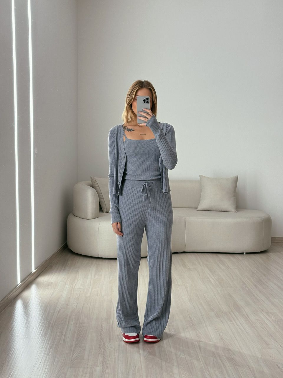 CONJUNTO EMÍLIA MODAL CINZA