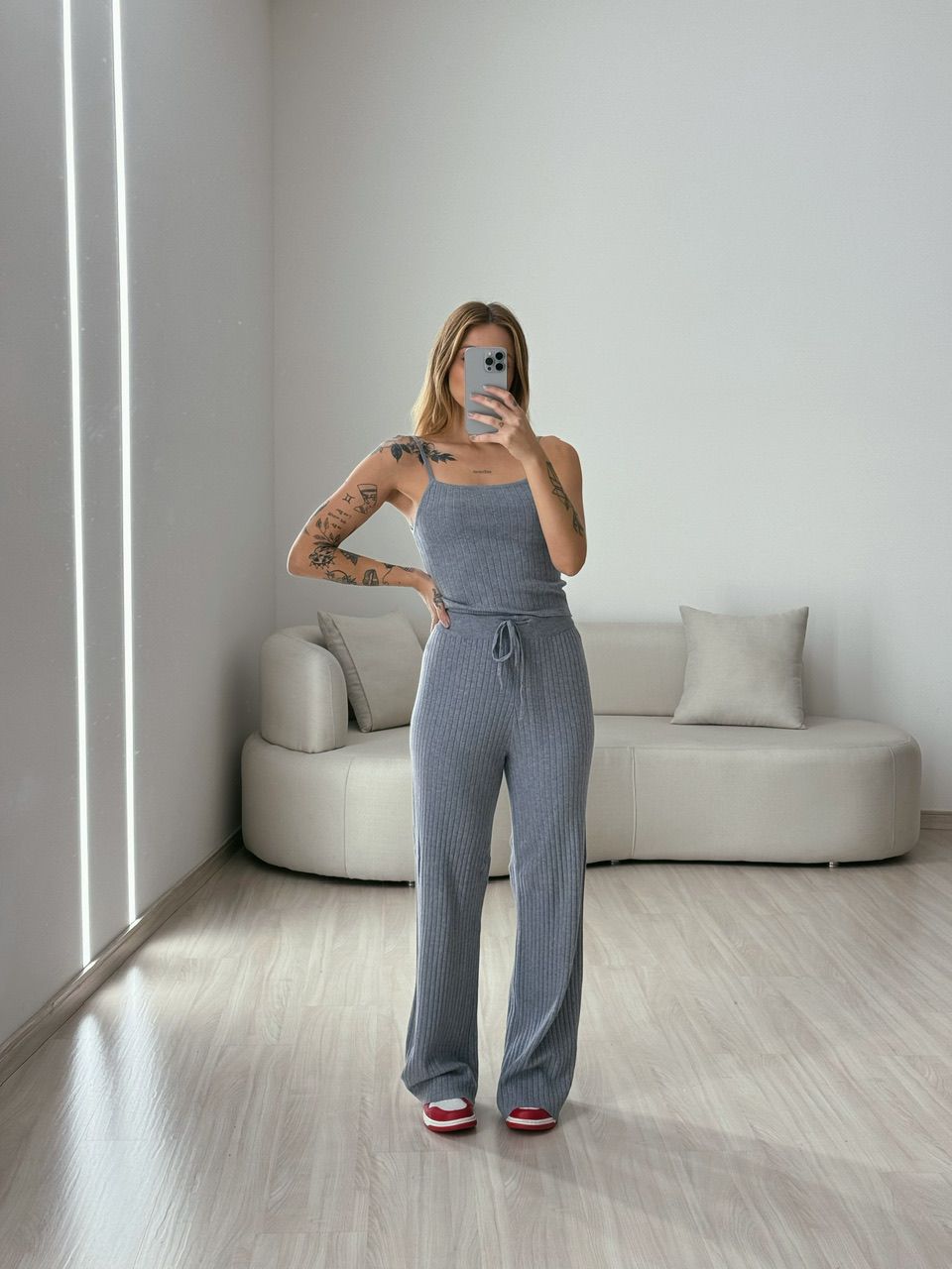 CONJUNTO EMÍLIA MODAL CINZA