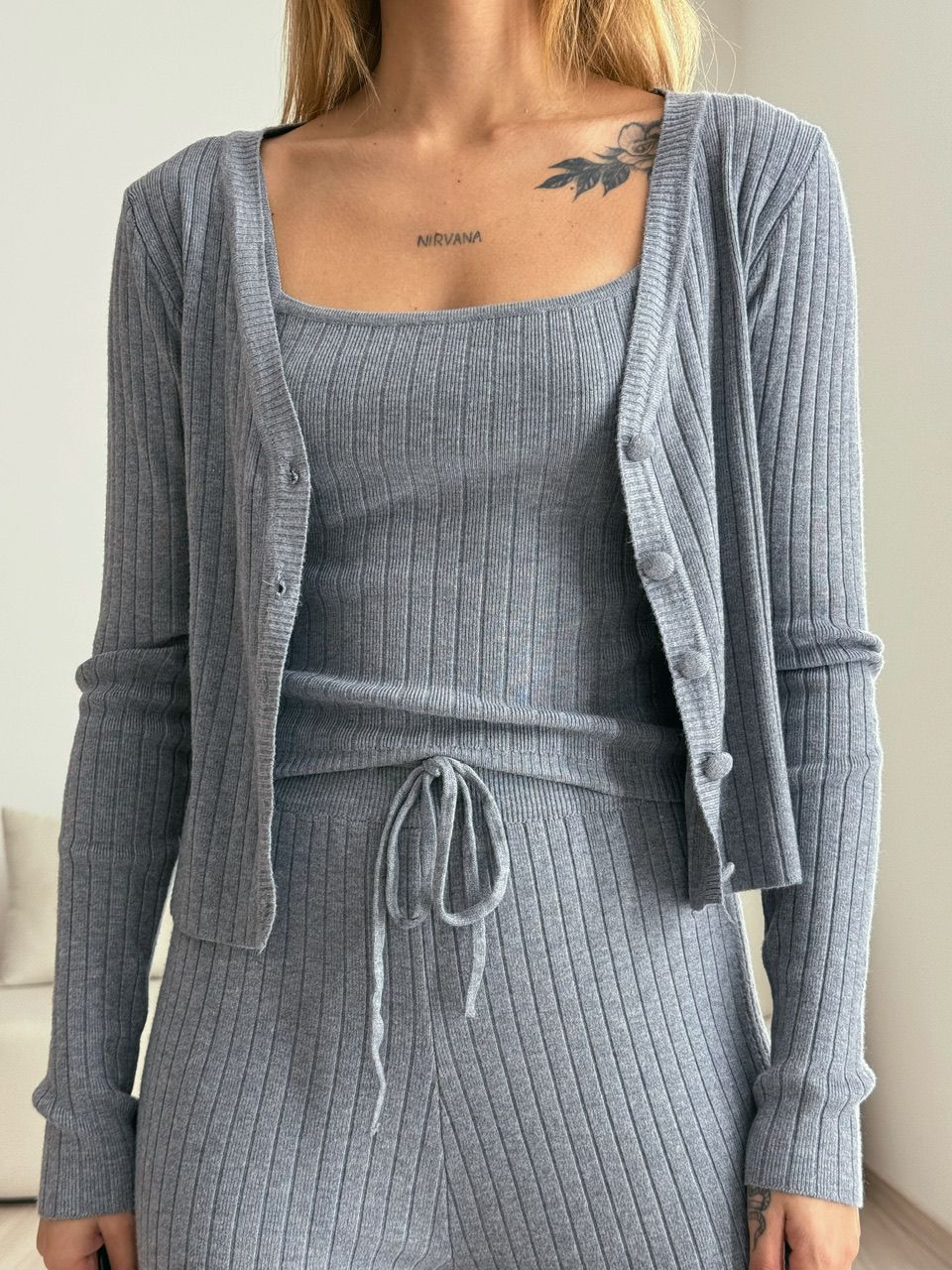 CONJUNTO EMÍLIA MODAL CINZA