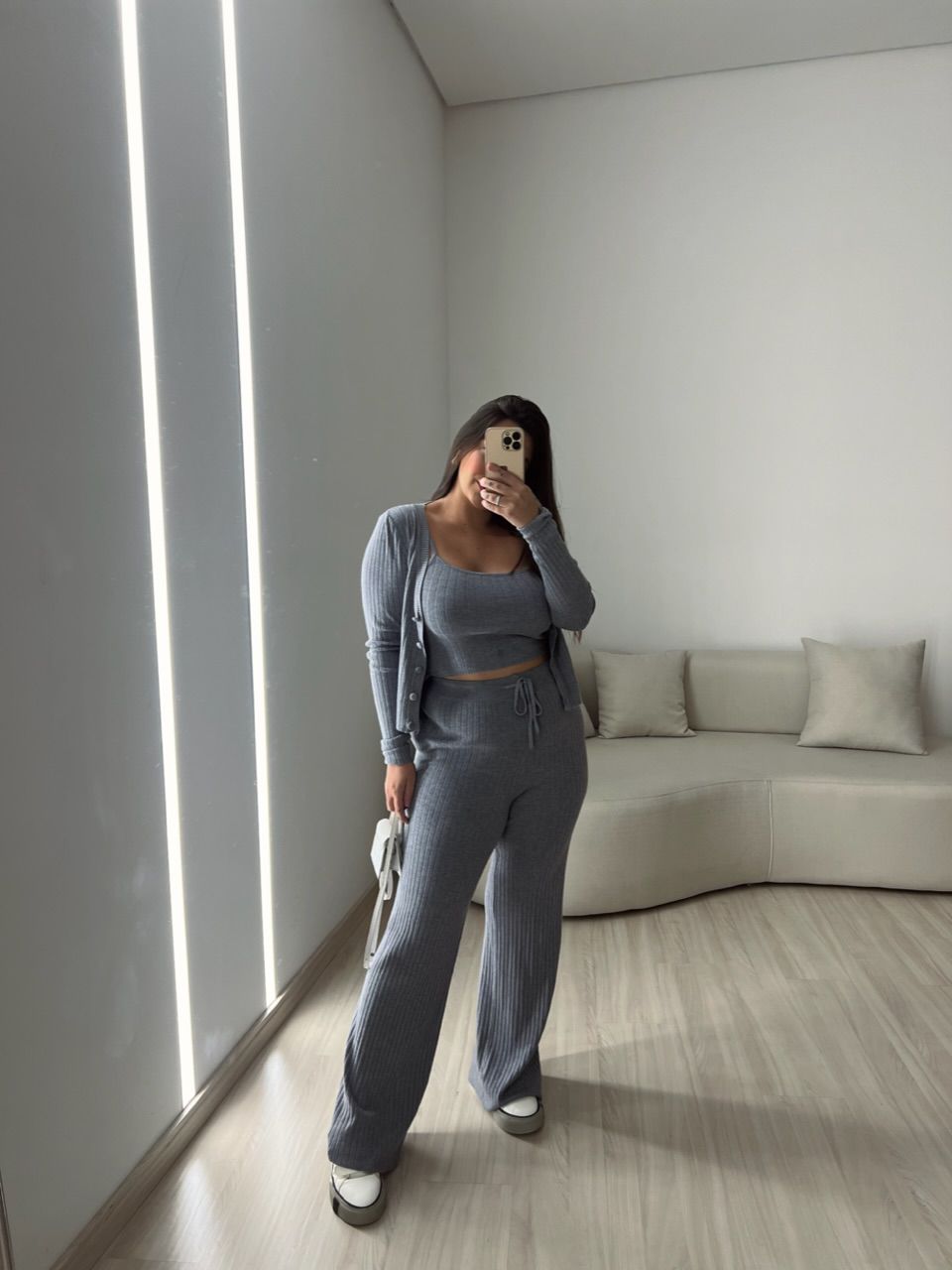 CONJUNTO EMÍLIA MODAL CINZA