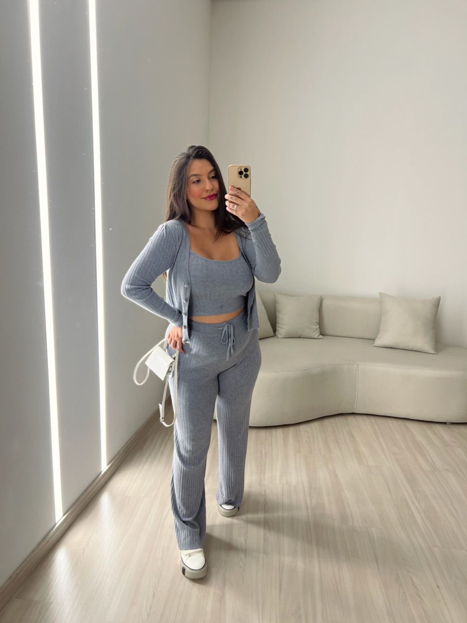 CONJUNTO EMÍLIA MODAL CINZA