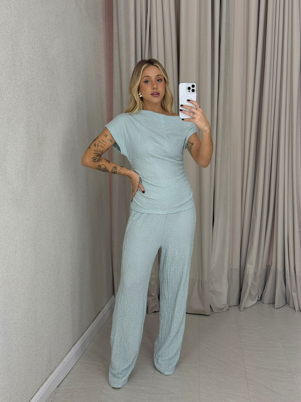 CONJUNTO MIRA CALÇA AZUL