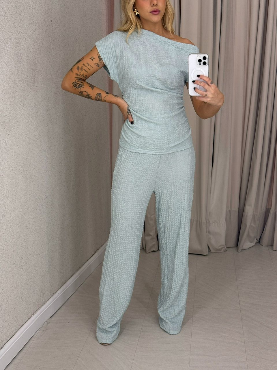 CONJUNTO MIRA CALÇA AZUL
