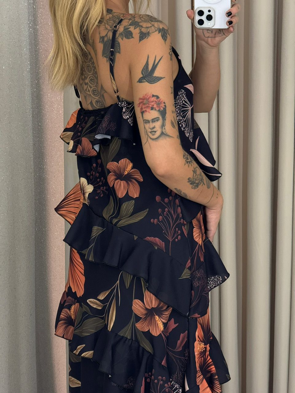 VESTIDO JAMILE LONGO ESTAMPADO