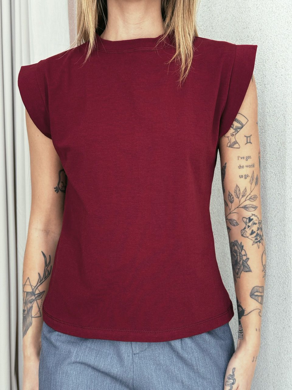 BLUSA PIETRA CAVADA CHERRY RED