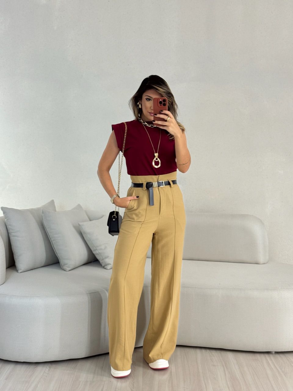 BLUSA PIETRA CAVADA CHERRY RED