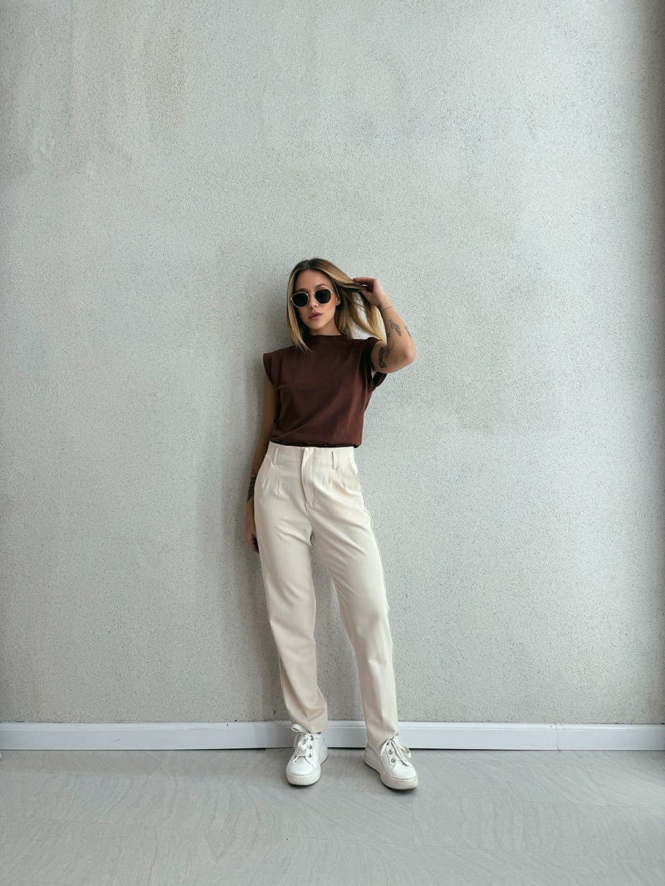 BLUSA PIETRA CAVADA MARROM
