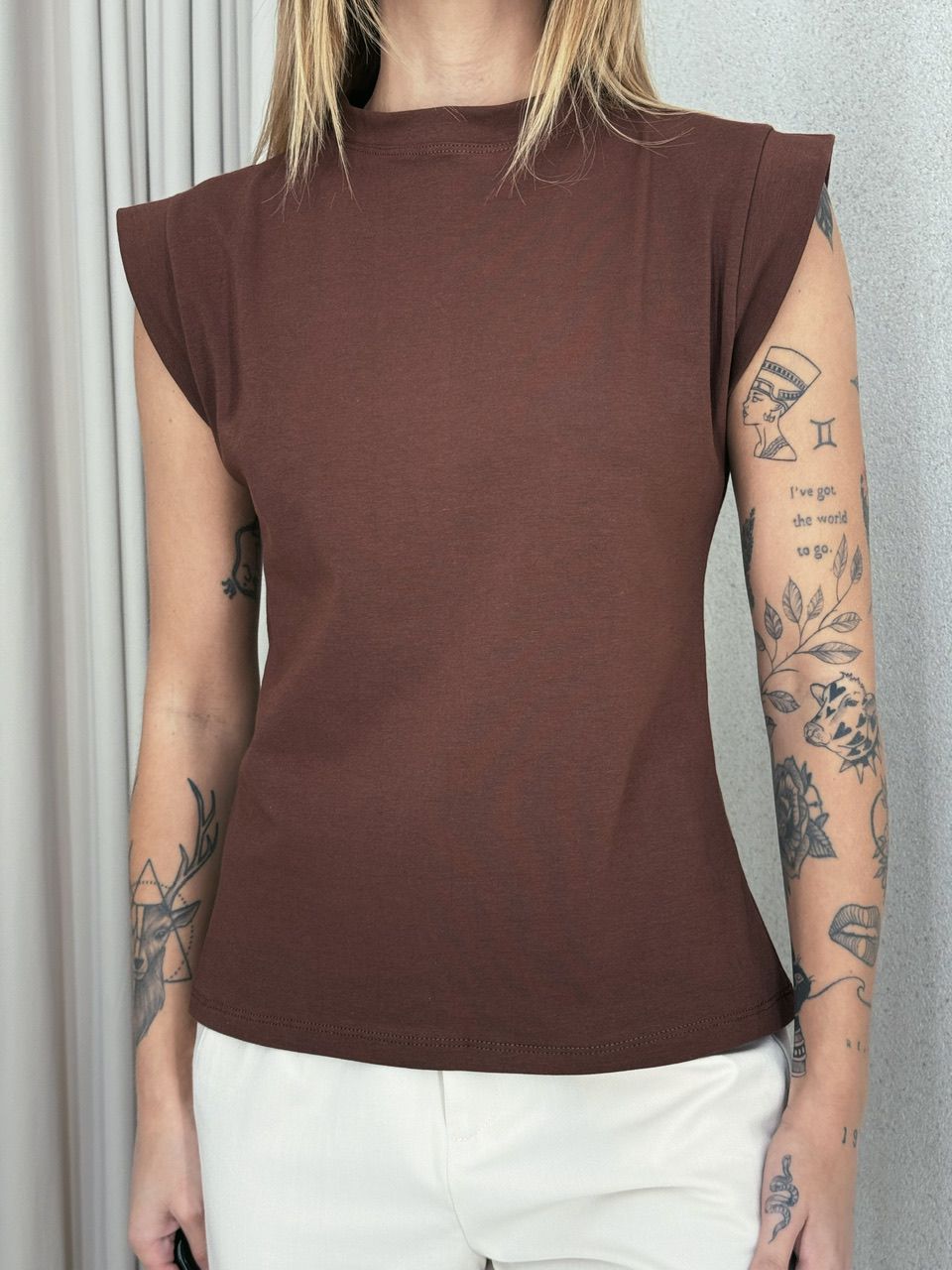 BLUSA PIETRA CAVADA MARROM