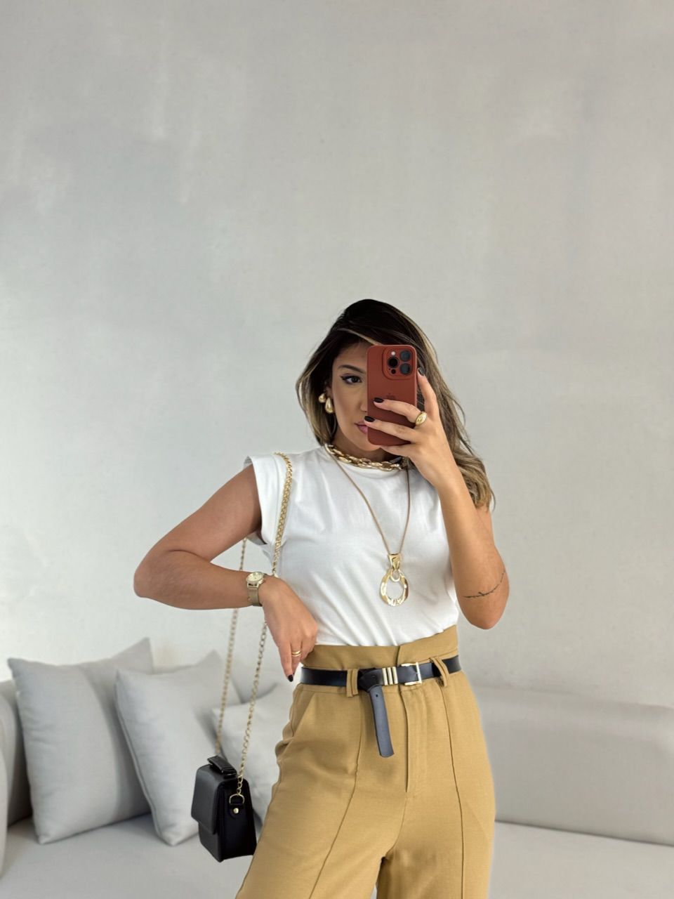 BLUSA PIETRA CAVADA OFF - 0052990048 - CAROLLA FERRARO