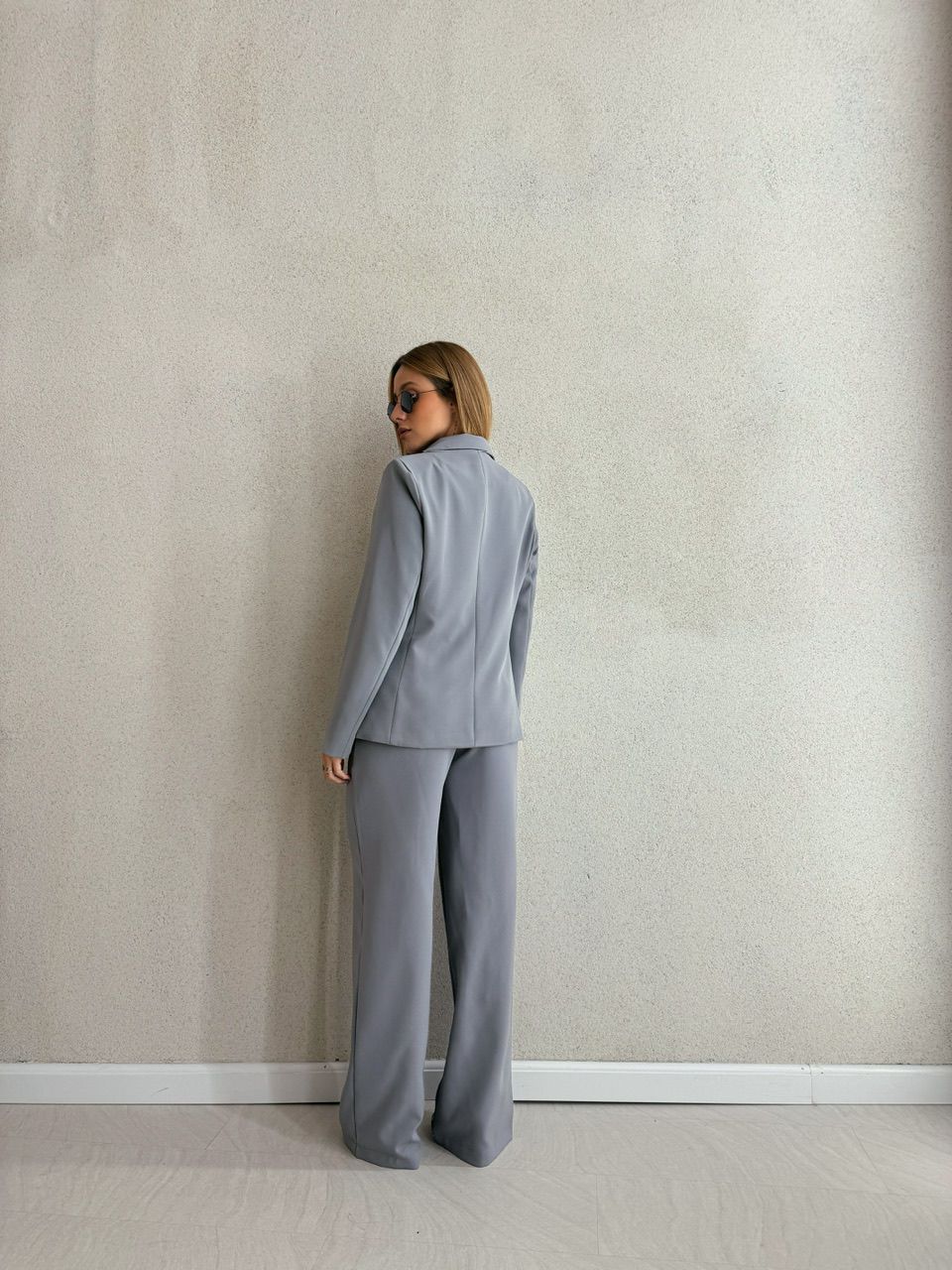 CONJUNTO ELLEN BLAZER CINZA