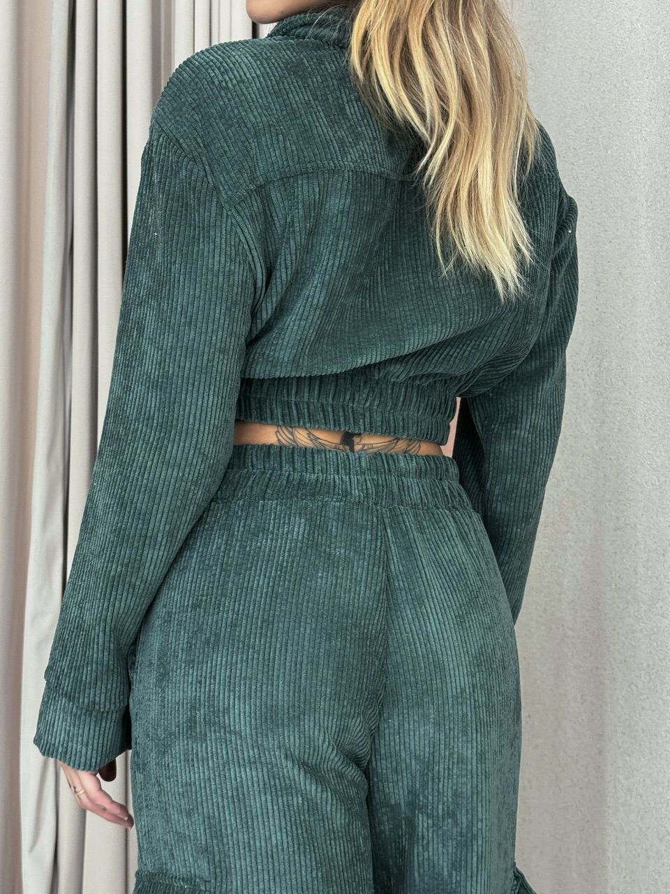 CONJUNTO CARGO COTELÊ verde