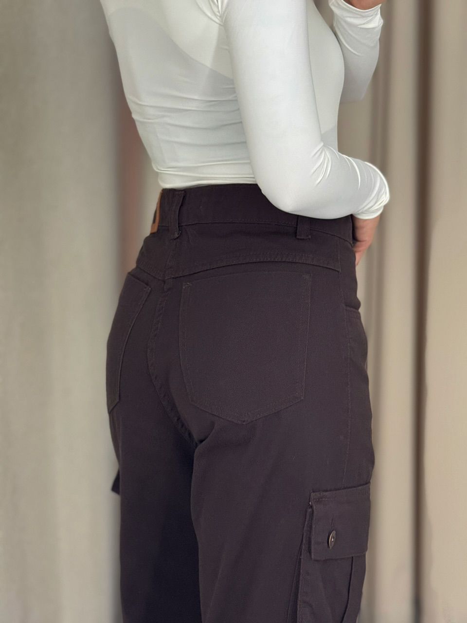 CALÇA VALÉRIA CARGO CAFÉ
