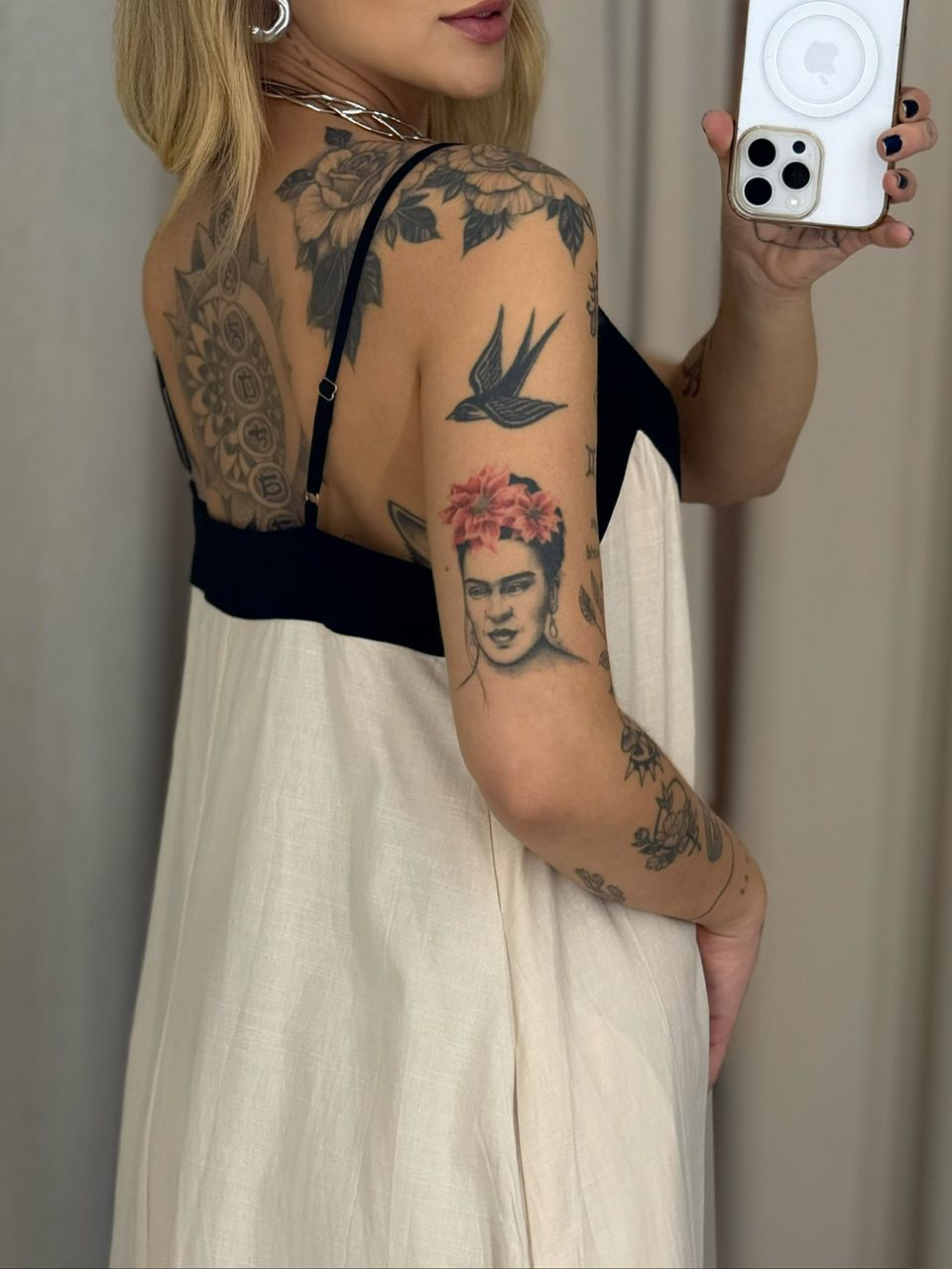 VESTIDO DALILA LINHO AREIA
