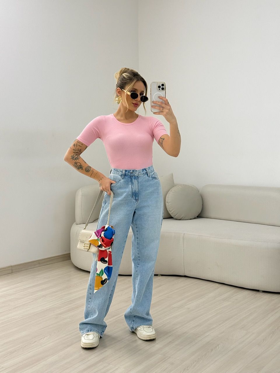BLUSA ANANDA BASIC ROSA